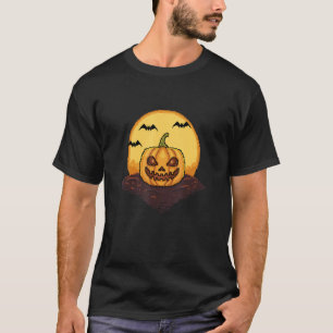 Camiseta Jogo da Arcade Retroativa 80s Pumpkin de Halloween