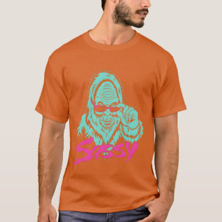 Camiseta Jogo da família Green Sasquatch vintage