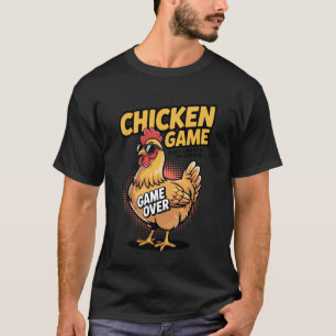 Camiseta Jogo da Galinha Não Olhe para a Galinha Humor