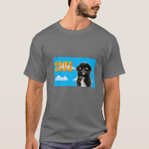 Camiseta Jogo De 8 Bits Sobre Lhasa Apso