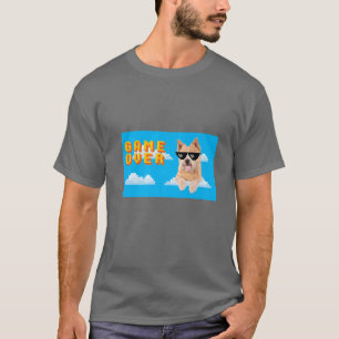 Camiseta Jogo De 8 Bits Sobre Norwich Terrier