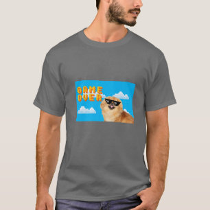 Camiseta Jogo De 8 Bits Sobre Pekingês