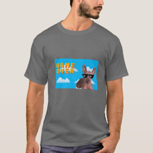 Camiseta Jogo de 8 bits sobre Xoloitzcuintli