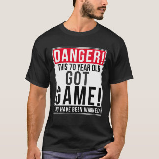 Camiseta Jogo De Aniversário De 70 Funny T 70 Anos De Idade