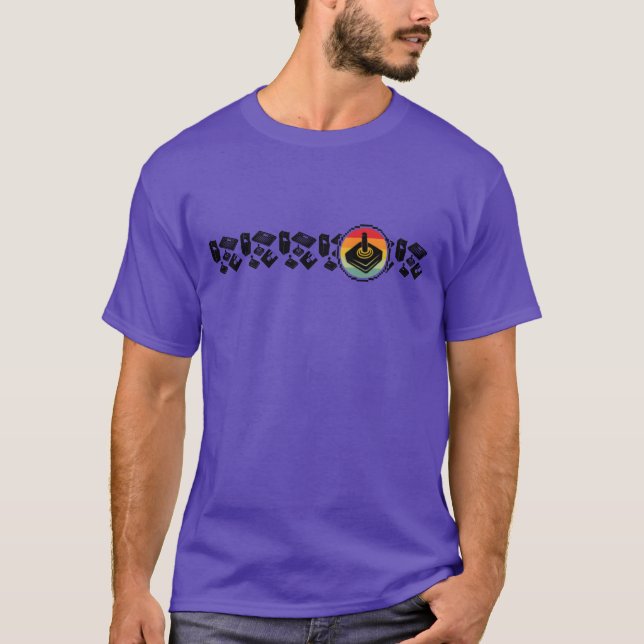 Camiseta Jogo de arcade de jogos eletrônicos Videogaming Jo (Frente)