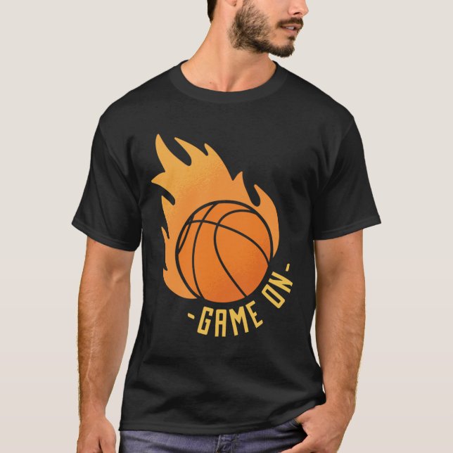 Camiseta Jogo de Basquete Ativado (Frente)