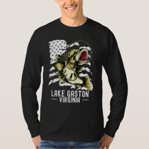 Camiseta Jogo de Bass Pesca Desportivo Lago Gaston Vir