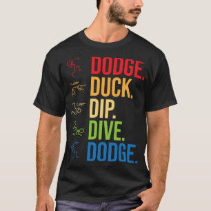 Camiseta Jogo de Bola do Jogador Engraçado Dodgeballer