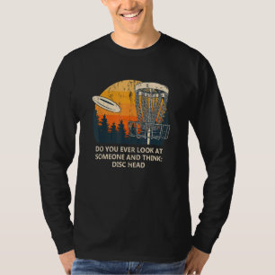 Camiseta Jogo de Campo Golfe do Jogo de Cabeça de Disco