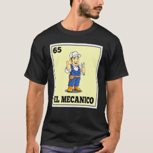 Camiseta Jogo de Cartão de Bingo Espanhol da Loteria El Mec