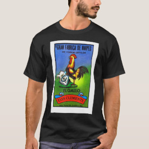 Camiseta Jogo de Cartão Mexicano Cultura Mexicana