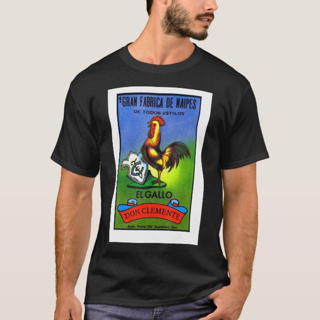 Camiseta Jogo de Cartão Mexicano Cultura Mexicana (Frente)
