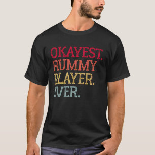 Camiseta Jogo de Cartas de Rummy Mais Okayest 1