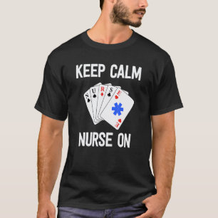 Camiseta Jogo de Cartas Enfermeira da Vida Paramédico Mante