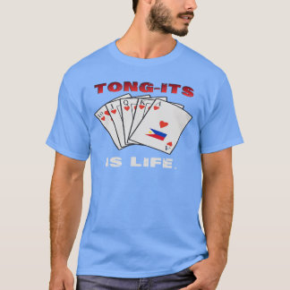 Camiseta Jogo de cartas engraçadas da bandeira filipina Pin