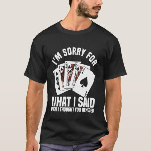 Camiseta Jogo de Cartas Espadas Cartas de Baralho
