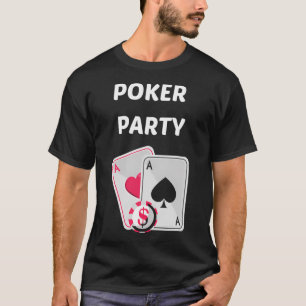 Camiseta Jogo de Cartas Poker Party