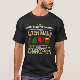 Camiseta Jogo de Carteira de Ovelha dizendo Ideia de Presen