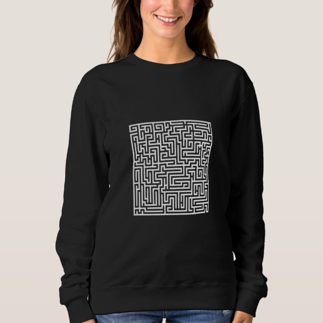 Camiseta Jogo de Circuito de Ramificações de Labirinto Puzz (Frente)
