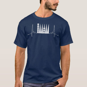 Camiseta Jogo de Conselho com pulsação Backgammon Noite 1