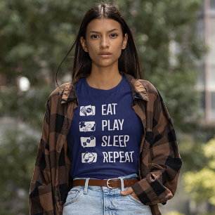 Camiseta Jogo De Conselho De Reprodução De Sono Que As Mulh