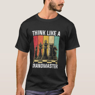 Camiseta Jogo de Conselho do Xadrez do Xadrez do Xadrez do