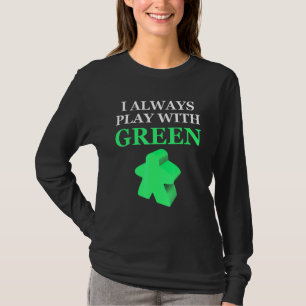 Camiseta Jogo De conselho Que Sempre Jogo Com Um Mural Verd