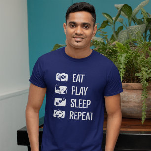 Camiseta Jogo de Conselho Repetitivo Com Reprodução De Sono