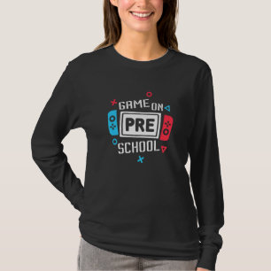 Camiseta Jogo De Crianças Na Pré-Escola De Volta Ao Jogo De