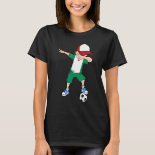 Camiseta Jogo De Dabbing Para Meninos Nigéria