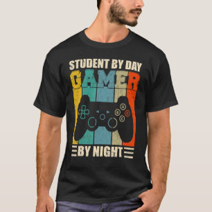 Camiseta Jogo De Estudantes De Sarcasmo Retro Por Jogador D