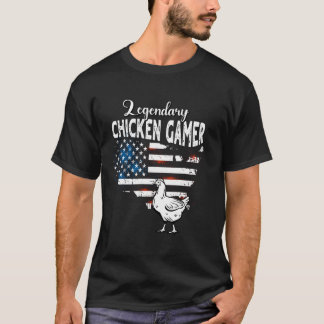 Camiseta Jogo de Frango da Bandeira dos EUA