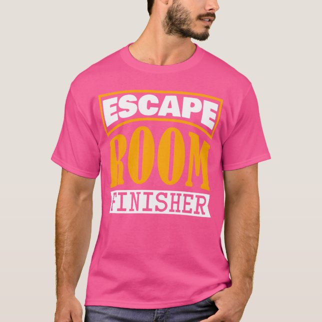 Camiseta Jogo de Fuga Piada Sala de Fuga retro (Frente)