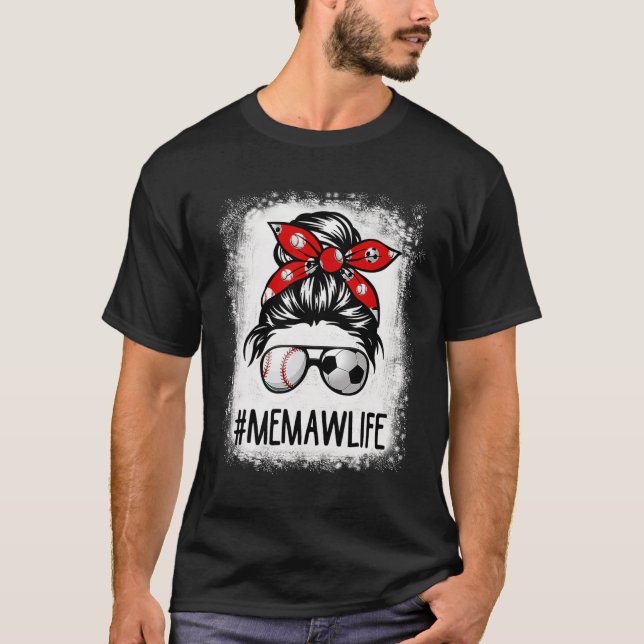 Camiseta Jogo de Futebol da Vida da Vovó Desbotada com Coqu (Frente)