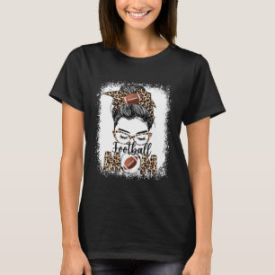 Camiseta Jogo de futebol Dia da Mãe Mensagem Bun Leopard da