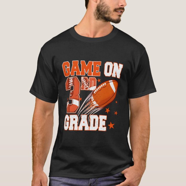 Camiseta Jogo De Futebol No 3º Ano Do Chá Escolar (Frente)