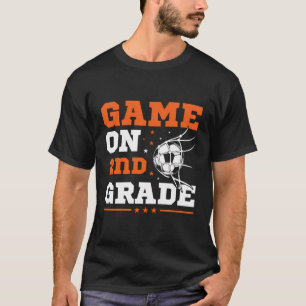 Camiseta Jogo De Futebol No Grau De Segundo De Volta Para O