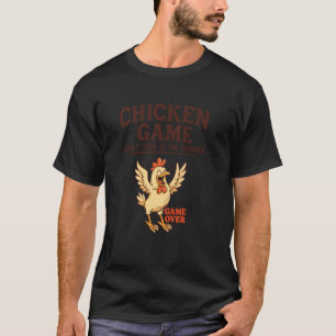 Camiseta Jogo de Galinha Não Olhe Para a Galinha Galinha En