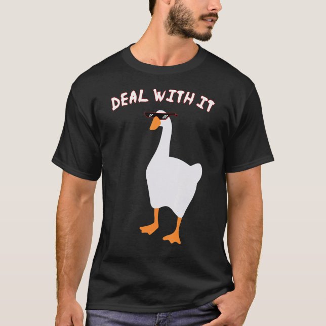 Camiseta Jogo de Ganso Engraçado sem Título Meme Aceite_1 (Frente)