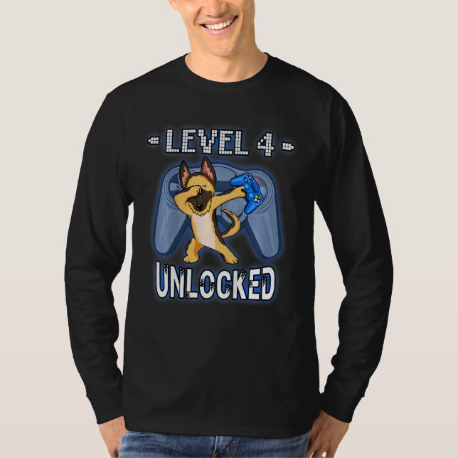 Camiseta Jogo de German shepherd de Dabagem Desbloqueada do (Frente)