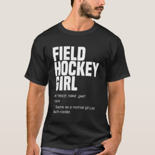 Camiseta Jogo de Hockey com Hóquei em Campo com Turfa