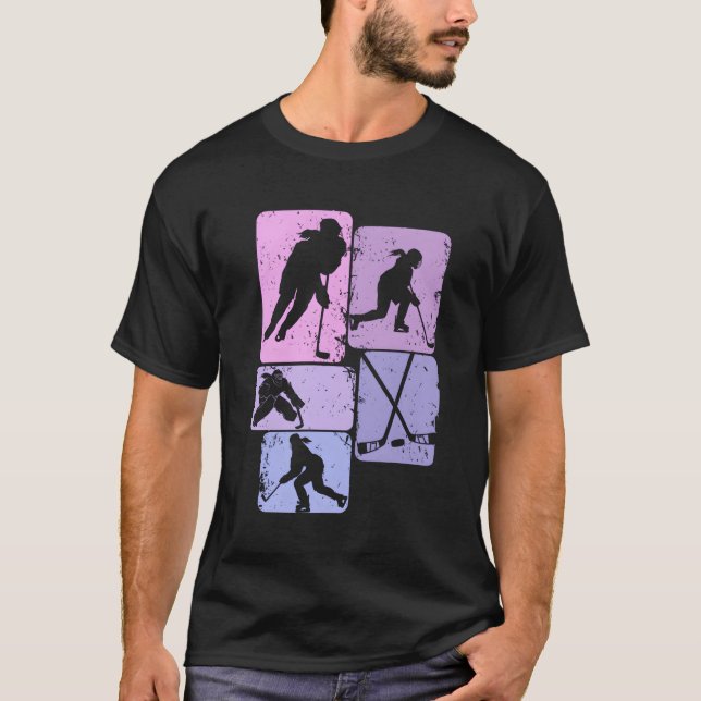 Camiseta Jogo de Hóquei em Gelo (Frente)