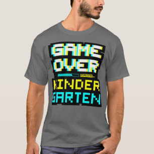 Camiseta Jogo de jogadores de volta para o Kindergarten Kin