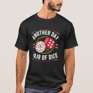 Camiseta Jogo de Jogo de Dice do Jogador de Craps
