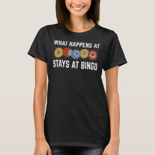 Camiseta Jogo de Jogo do Jogador de Jogo do Bingo para Home