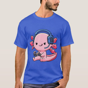 Camiseta Jogo de Jogos de Peixes Aolotl Meninas Anime Li