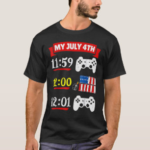 Camiseta Jogo De Jogos Nos Eua Hora 4 De Julho De Jovens Jo