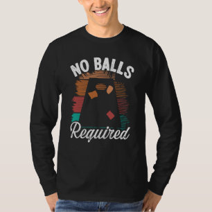 Camiseta Jogo de Lançamento de Cornhole Sem Bolas Necessári
