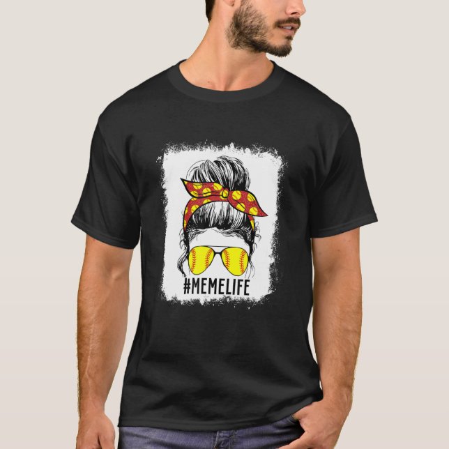 Camiseta Jogo de Memória de Softball com Banho Sangrento (Frente)