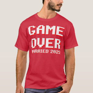 Camiseta Jogo de Mens sobre casamento engraçado 2022